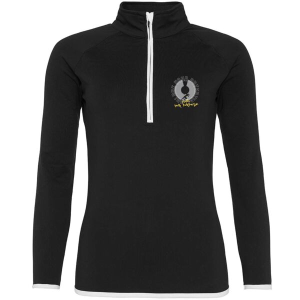 Girlie Half Zip Sweat Top Thumbnail