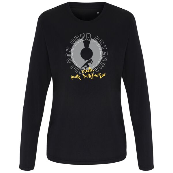 Women's TriDri® long sleeve performance t-shirt Thumbnail